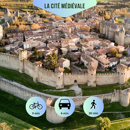 Holiday home Grande Maison Simone-climatisation-parking-terrain Carcassonne